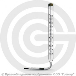 Термометр технический жидкостный ТТЖ-М угловой от 0 до +150°C, ножка 141 мм