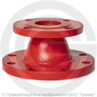Переход фланцевый ПФ (ХФ) стальной Ду 65-50 Ру-10 КЗСД