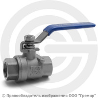 Кран нержавеющий AISI 304 (CF8) Ду-8 (1/4") Ру-64 ВР (ВН) муфтовый NK-BML8/4