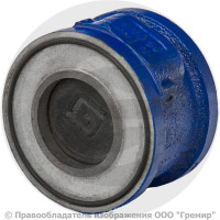 Клапан обратный поворотный чугунный межфланцевый Ду-50 Ру-16 (Т<190°С) БЛМЗ