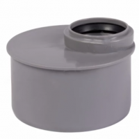 Переход PP-H эксцентрический короткий серый Дн 110-75 б/нап в/к Ostendorf HT HTR