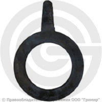 Прокладка фланцевая резиновая ТМКЩ Ду-500 Ру-10 (615х528х4) 4 мм с ушком исп.А ГОСТ 15180-86