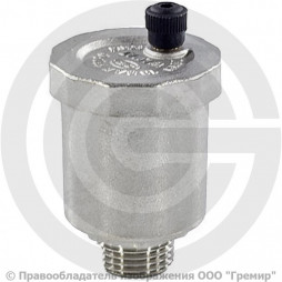 Воздухоотводчик автоматический латунный Ду-15 (1/2") Ру-10 НР (НАР) прямой OR 502