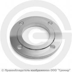 Фланец плоский нержавеющий 12х18н10т 1-100-6 ГОСТ 12820, Ру-6, Ду-100