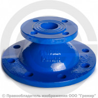 Переход фланцевый ХФ Ду 100-80 (L=120) эпоксид ГОСТ ISO 2531-2012 Переход фланцевый ХФ Ду 100-80 (L=120) эпоксид ГОСТ ISO 2531-2012