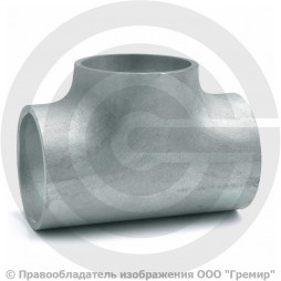 Тройник 89х3,5 (Ду-80) оцинкованный равнопроходной ГОСТ 17376