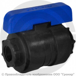 Кран ПНД компрессионный Ду-20 (1/2") ВР (ВН) Ру-16 VALFEX