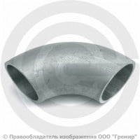 Отвод 133х3,5 (Ду-125) оцинкованный 90 градусов