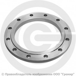 Фланец плоский 09Г2С 1-300-6 ГОСТ 12820, Ру-6, Ду-300