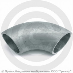 Отвод 159х4 (Ду-150) оцинкованный 90 градусов