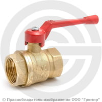 Кран латунный Ду-25 (1") Ру-40 ВР (ВН) муфтовый полнопроходной рычаг БАЗ 11б27п1 А30 Кран латунный Ду-25 (1") Ру-40 ВР (ВН) муфтовый полнопроходной рычаг БАЗ 11б27п1 А30