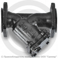 Фильтр магнитный сетчатый Y-образный чугунный фланцевый Ду-150 Ру-16 (Т<150°С) ЛМЗ ФСМ