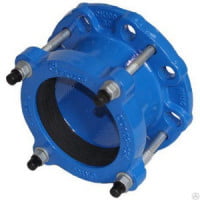 Муфта чугунная соединительная фланцевая ПФРК ВЧШГ Ду-300 Муфта чугунная соединительная фланцевая ПФРК ВЧШГ Ду-300