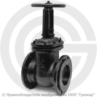 Задвижка чугунная фланцевая Ду-200 Ру-10 (Т<225°С) 30ч6бр ЛМЗ Задвижка чугунная фланцевая Ду-200 Ру-10 (Т<225°С) 30ч6бр ЛМЗ