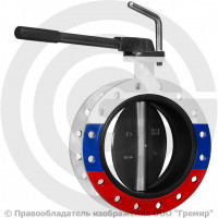 Затвор дисковый поворотный межфланцевый Ду-40 Ру-25 EPDM с чугунным диском АДЛ Гранвэл ЗПCС-FLN(W)-MRR-E