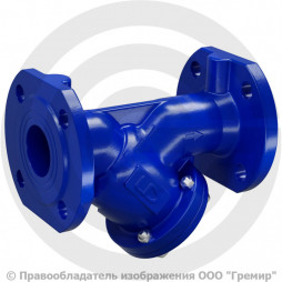 Фильтр магнитный сетчатый Y-образный чугунный фланцевый Ду-65 Ру-16 (Т<150°С) LD ФМФ.065.16