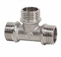 Тройник латунный НР (НАР) Ду-25 (1") никель SantechSystems