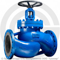 Клапан запорный стальной фланцевый Ду-32 Ру-40 (Т<400°С) сальниковый KV40 Гранвент