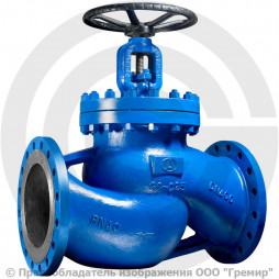 Клапан запорный стальной фланцевый Ду-32 Ру-40 (Т<400°С) сальниковый KV40 Гранвент