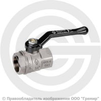 Кран латунный Ду-15 (1/2") Ру-50 ВР (ВН) никель рычаг Bugatti серия 910 Кран латунный Ду-15 (1/2") Ру-50 ВР (ВН) никель рычаг Bugatti серия 910