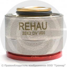 Соединитель для PE-X труб Дн 10,1-3/4" ВР (ВН) RAUTHERM S Rehau