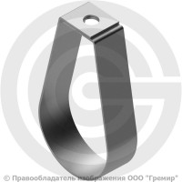Хомут спринклерный стальной Ду-65 (Дн 74-80) (2 1/2") без комплекта