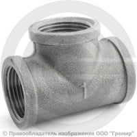 Тройник чугунный ВР (ВН) Ду 25 (1") Тройник чугунный ВР (ВН) Ду 25 (1")