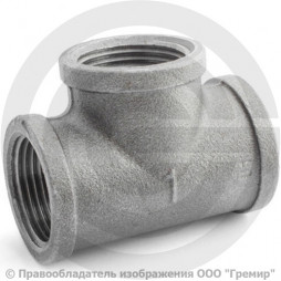 Тройник чугунный ВР (ВН) Ду 25 (1")