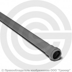 Труба PP-H канализационная серая Дн 32х1,8 безнапорная L=0,25м в/к VALFEX BASE