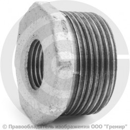 Футорка чугунная оцинкованная НР-ВР (НАР-ВН) Ду 25-20 (1"-3/4") Fittex PLUS