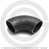 Отвод 76х3,5 (Ду-65) стальной (Ст.20) 90 градусов шовный