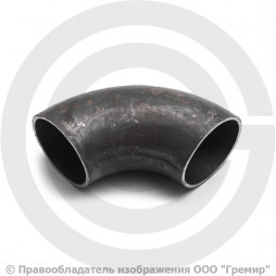 Отвод 76х3,5 (Ду-65) стальной (Ст.20) 90 градусов шовный