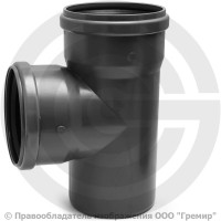 Тройник НПВХ (ПВХ) с раструбом серый Дн 110-110 87гр б/нап в/к ТУ 6-49-33-92 Агригазполимер Тройник НПВХ (ПВХ) с раструбом серый Дн 110-110 87гр б/нап в/к ТУ 6-49-33-92 Агригазполимер