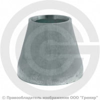 Переход 33,7х3,2-26,9х3,2 (Ду 25-20) оцинкованный концентрический исп.1 ГОСТ 17378