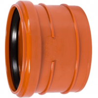 Муфта НПВХ (ПВХ) насадная коричневая Дн 160 б/нап в/к п/клей Ostendorf KGAM Муфта НПВХ (ПВХ) насадная коричневая Дн 160 б/нап в/к п/клей Ostendorf KGAM