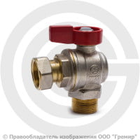 Кран латунный угловой Ду-15 (1/2") Ру-16 НР-Накидная гайка никель полнопроходной флажок Giacomini R780 Кран латунный угловой Ду-15 (1/2") Ру-16 НР-Накидная гайка никель полнопроходной флажок Giacomini R780