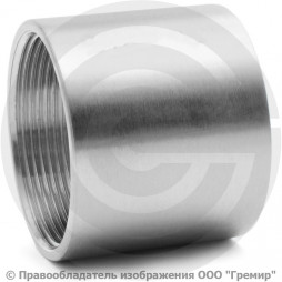 Муфта нержавеющая AISI 304 равнопроходная Ду-80 (3")