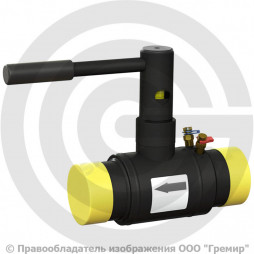 Клапан балансировочный ручной стальной фланцевый Ду-125 Ру-16 Kvs=110.22м3/ч с измерительными ниппелями Venturi FODRV Broen