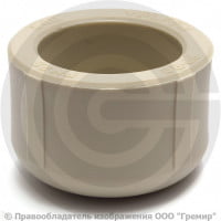 Заглушка (пробка) PP-R серая внутренняя пайка Дн 110 VALFEX