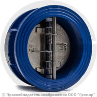 Клапан обратный двухстворчатый чугунный межфланцевый Ду-100 Ру-16 (Т<120°С) ств чугун Benarmo Клапан обратный двухстворчатый чугунный межфланцевый Ду-100 Ру-16 (Т<120°С) ств чугун Benarmo