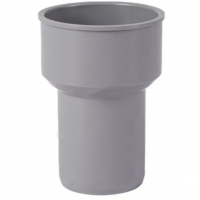 Переход PP-H на металлическую трубу сифона серый Дн 40/40 б/нап б/к Ostendorf HT HTS