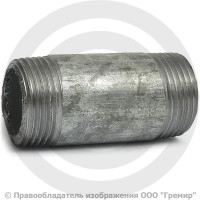 Бочонок стальной оцинкованный L=65мм Ду-25 (1") КАЗ