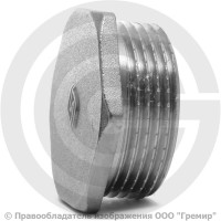 Заглушка латунная НР (НАР) Ду-15 (1/2") никель SantechSystems Заглушка латунная НР (НАР) Ду-15 (1/2") никель SantechSystems