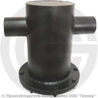 Грязевик абонентский вертикальный стальной под приварку Ду-40 Ру-16 КАЗ