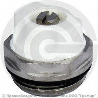 Кран Маевского ручной латунный Ду-10 (3/8") Ру-16 НР (НАР) под отвертку Giacomini R90