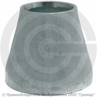 Переход 219х6-57х3 (Ду 200-50) оцинкованный концентрический ГОСТ 17378