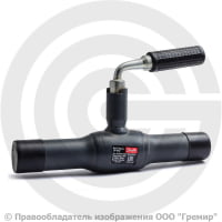 Кран стальной под приварку Ду-32 Ру-40 L=260мм Ридан Jip-R Premium WW