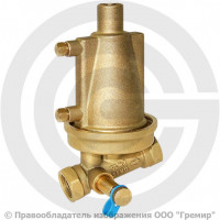 Клапан балансировочный автоматический латунный Ду-20 Ру-16 ВР (ВН) Kvs=3.9м3/ч с измерительными ниппелями STAP.BY-1 Цветлит