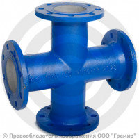 Крест фланцевый КФ Ду 250-100 (600-500) ВЧШГ с ЦПП цинк+AL ГОСТ ISO 2531-2012