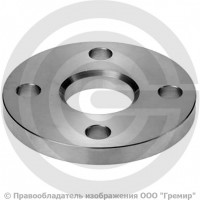 Фланец стальной прижимной накидной расточенный Ду-80 (Dвн 110мм) Ру-10 для ПЭ труб Дн 90 Т14